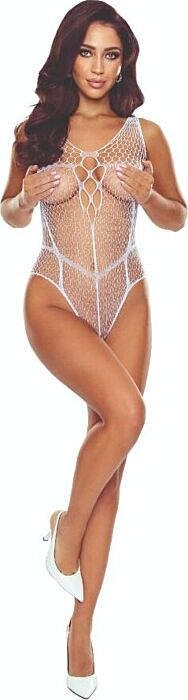 Bodystocking Passion Blanc Élégance Sensuelle