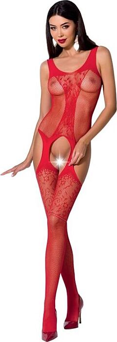 Bodystocking Passion Woman BS072 Rouge Sexy Bodystocking Passion Woman BS072 Rouge Sexy