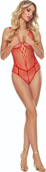 Bodystocking PASSION Rouge | Élégance et Désir