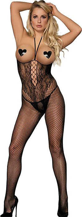 Bodystocking SUBBLIME Noir Ouvert Halter Bodystocking SUBBLIME Noir Ouvert Halter