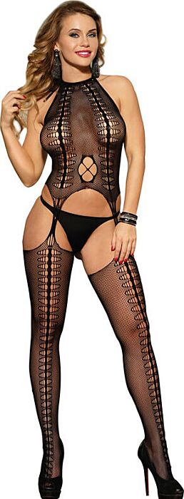 Bodystocking Sublime SUBBLIME Noir Élégance Bodystocking Sublime SUBBLIME Noir Élégance