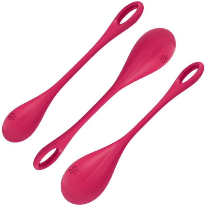 Bolas Satisfyer Yoni Power 1 Rouge - Entraînement Périnéal Bolas Satisfyer Yoni Power 1 Rouge - Entraînement Périnéal