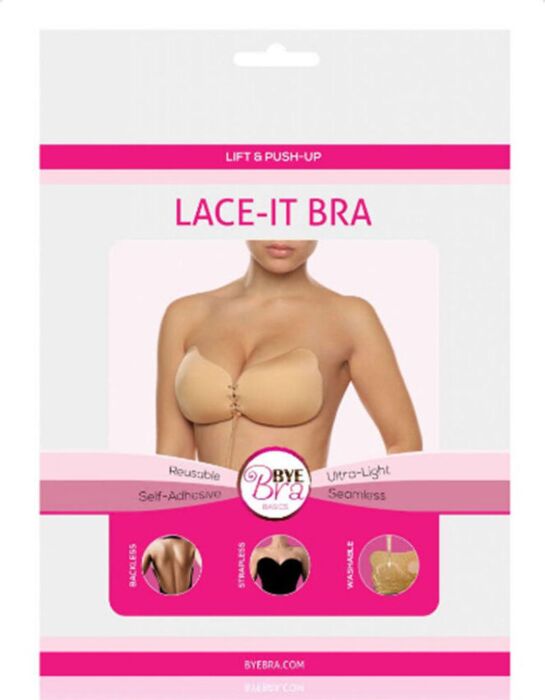 Byebra lace-it realzador push-up cup b natural