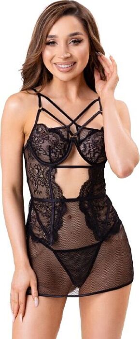Camisole Sexy Livco Corsetti Cielo Tanga Noir