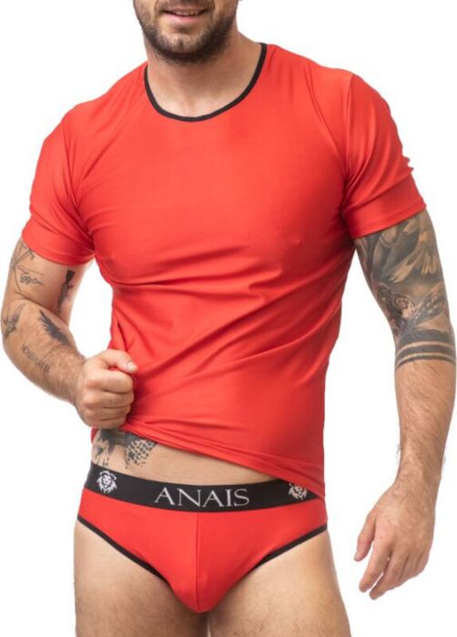 Camiseta ANAIS MEN SOUL Rouge Sexy Ajustement Parfait Camiseta ANAIS MEN SOUL Rouge Sexy Ajustement Parfait