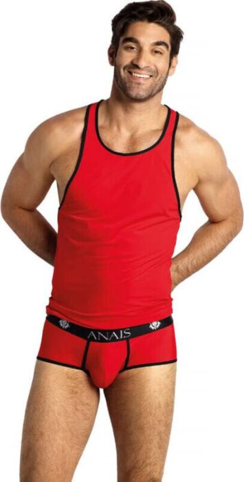 T-shirt en microfibre rouge "Séduction Masculine