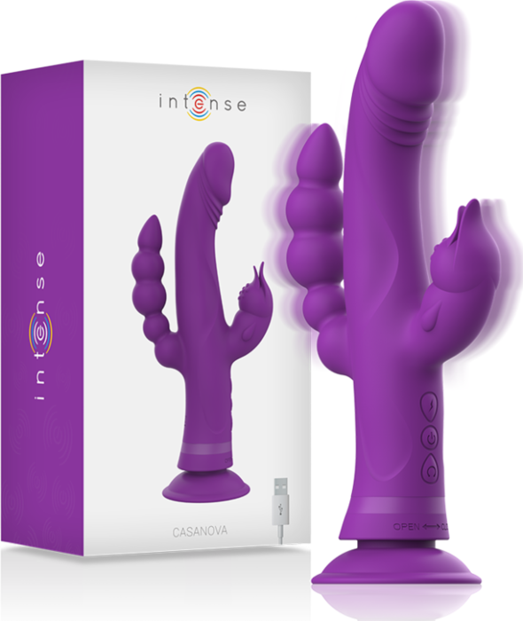 Vibromasseur Triple Casanova Violet