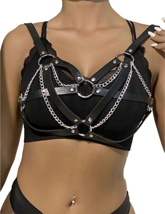 Cinturon de bondage SUBBLIME Hebilla Metal Noir Cinturon de bondage SUBBLIME Hebilla Metal Noir