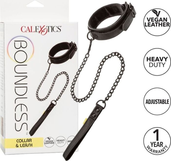 Collier BDSM Calexotics Boundless avec Lanière Collier BDSM Calexotics Boundless avec Lanière