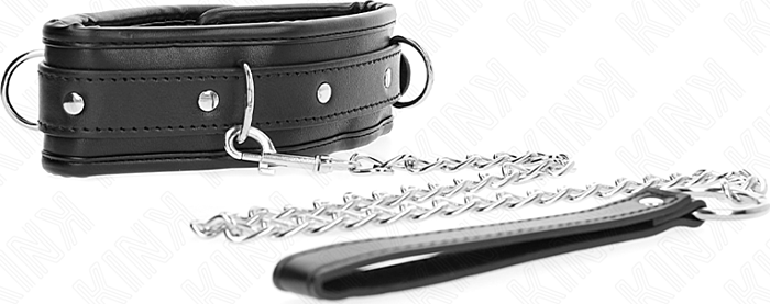 Collier avec Laisse KINK Modèle 1 Ajustable