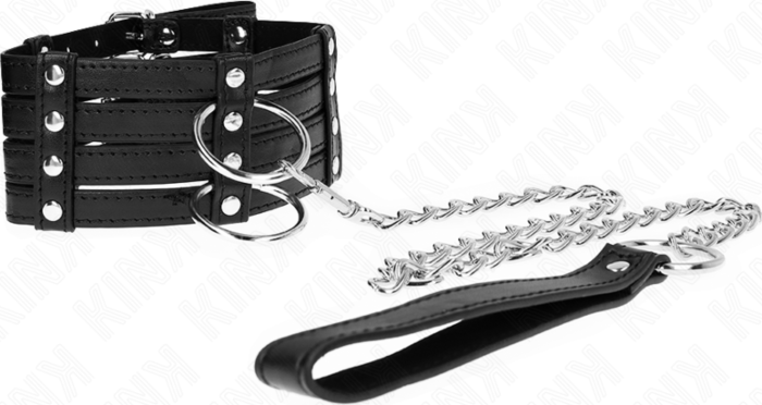 Collier BDSM KINK Ajustable Élégance 65 cm