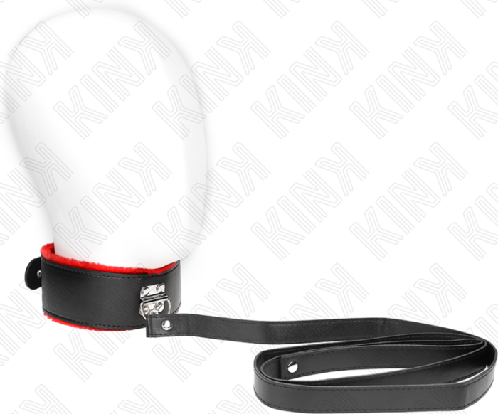 Collier KINK Rouge Adjustable 116 cm - Élégance et Contrôle Collier KINK Rouge Adjustable 116 cm - Élégance et Contrôle