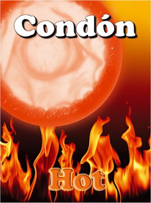 Préservatif unitaire Dildos Assorted Hot effet chauffant