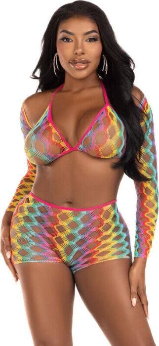 Lingerie Leg Avenue Set Multicolor Élégance
