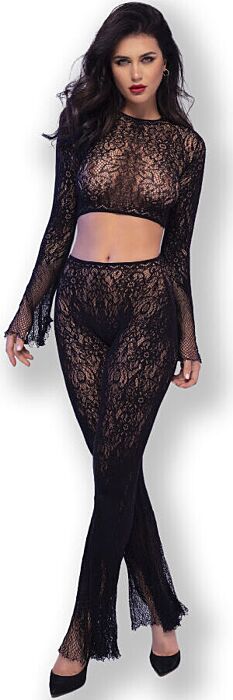 Ensemble Chilirose CR 4648 Top & Pantalon Noir Ensemble Chilirose CR 4648 Top & Pantalon Noir