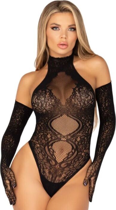 Teddy Sexy Leg Avenue 89363 Noir Époustouflant