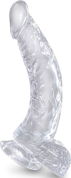Gode réaliste KING COCK Clear 16,5 cm