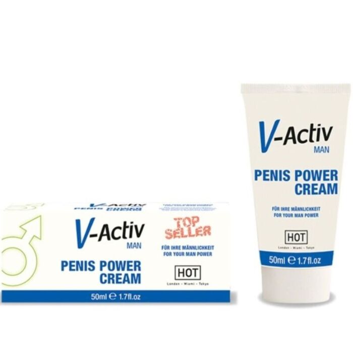 Crème d'augmentation d'érection HOT V-ACTIV 50 ml Crème d'augmentation d'érection HOT V-ACTIV 50 ml