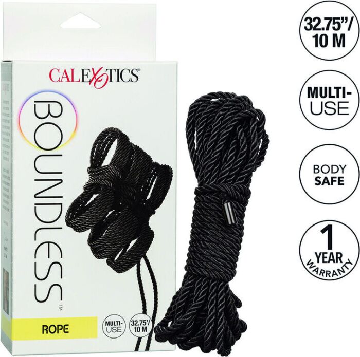Corde BDSM CalExotics Boundless 10M Noir
