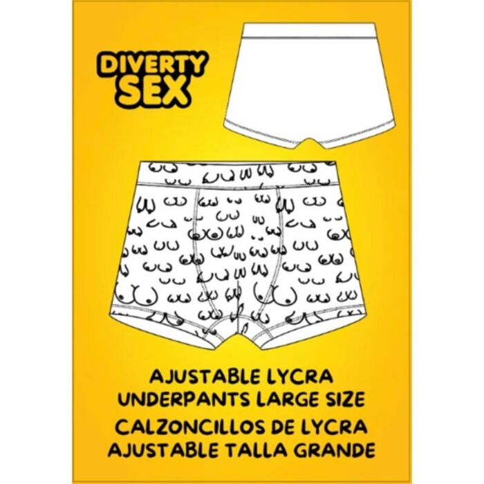 Culotte Large DIABLO PICANTE avec imprimé poitrine Culotte Large DIABLO PICANTE avec imprimé poitrine
