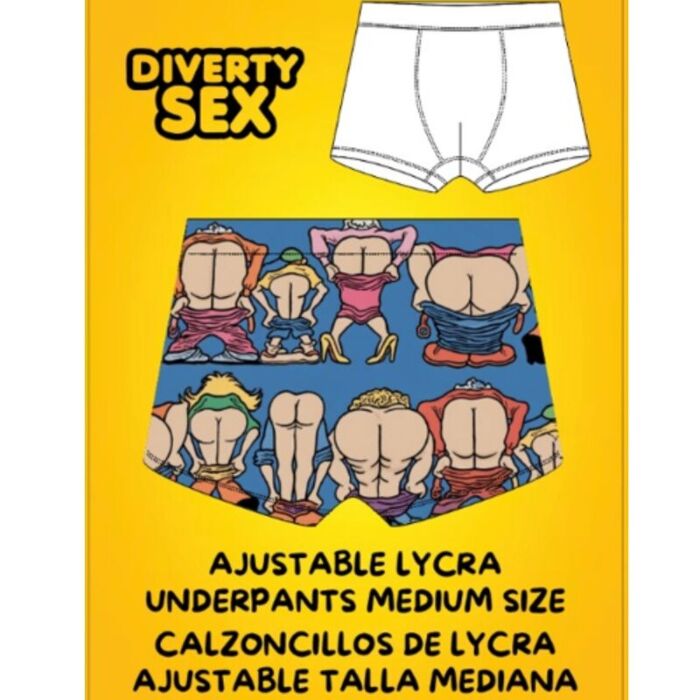 Boxer Diablo Picante Small Size Butts avec design audacieux Boxer Diablo Picante Small Size Butts avec design audacieux