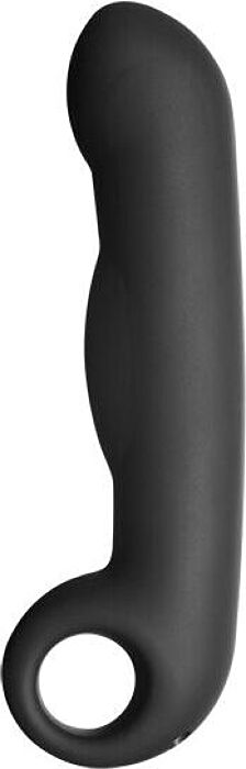 Dildo ElectraStim Ovid Silicone Noir - Plaisir Électrisant
