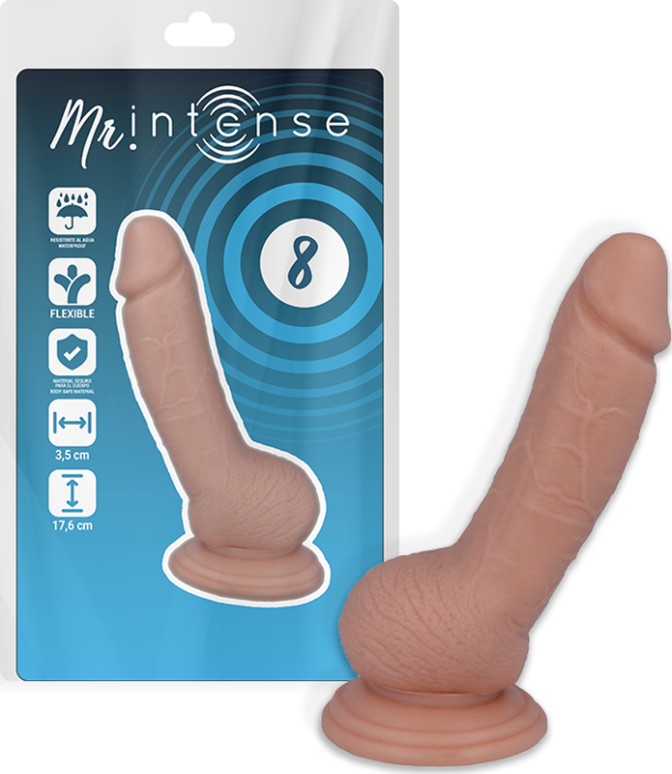 Dildo MR. INTENSE 17.6 CM - Sensation réaliste et douce Dildo MR. INTENSE 17.6 CM - Sensation réaliste et douce