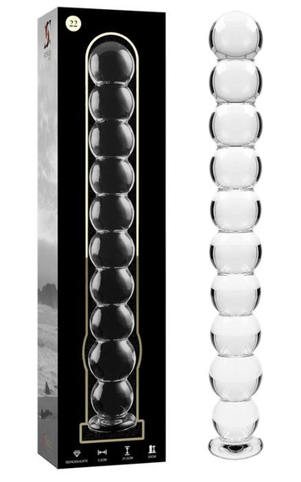 Dildo NEBULA SERIES BY IBIZA Modèle 22 en cristal borosilicate
