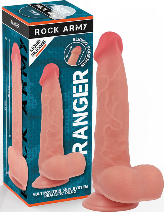 Dildo Rock Army Ranger Silicone 22 cm Réaliste