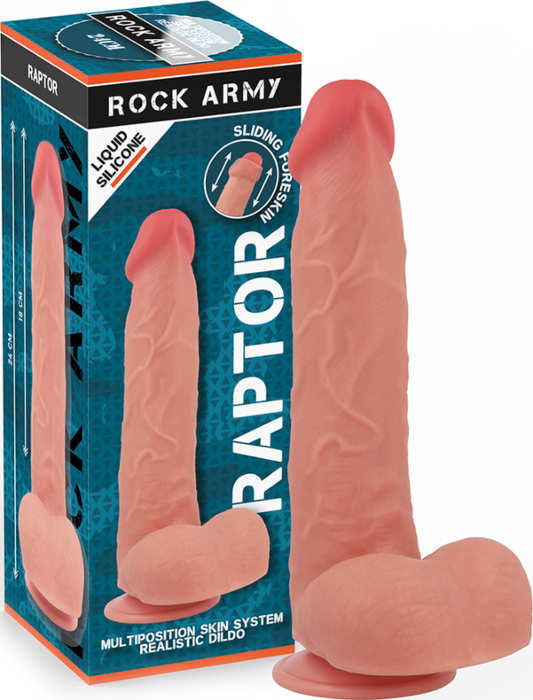 Dildo Rock Army Raptor Silicone 24 cm Sensationnel