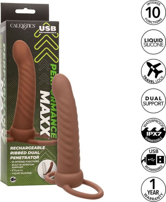 Vibromasseur CALEXOTICS Maxx Double Pénétrateur