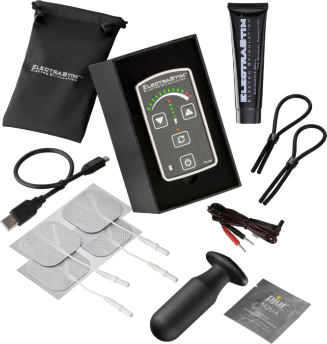 Stimulateur ElectraStim Flick EM60‑M – Pack multi-accessoires