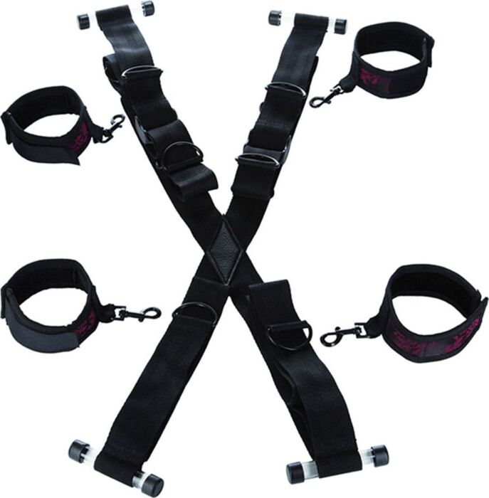 Menottes de porte CALEXOTICS Scandal en croix