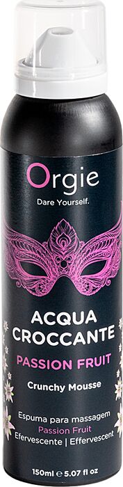 Mousse effervescente Orgie Acqua Croccante Passion Fruit