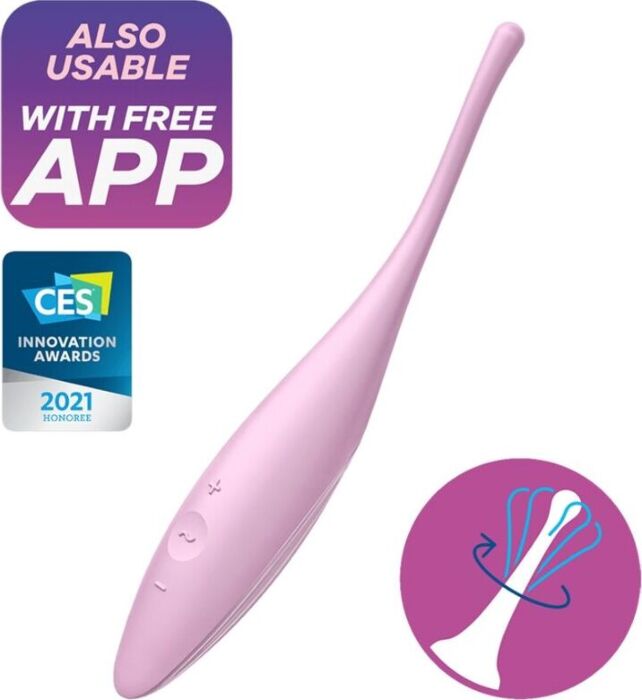 Stimulateur de Clitoris Twirl Rose
