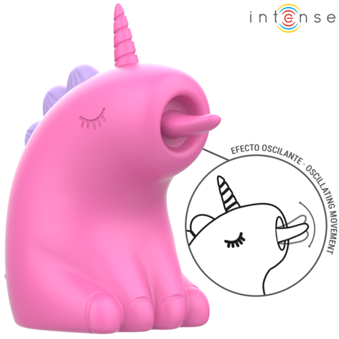 Stimulateur INTENSE Pinkie Licorne 360º Rotatif