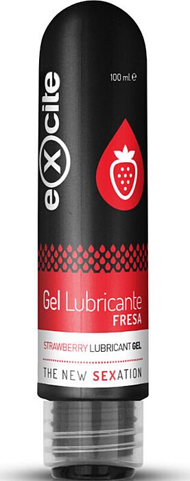 Excite - Gel Lubricant Fraise 100 ml Excite - Gel Lubricant Fraise 100 ml