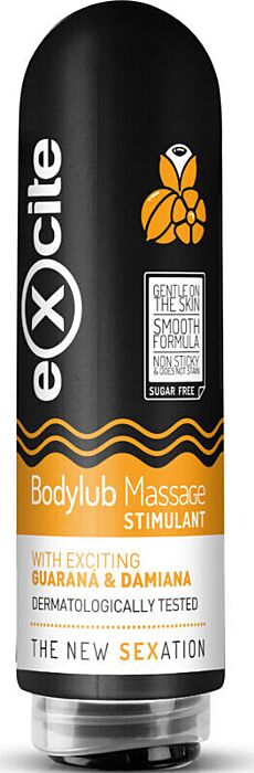 Excite - Gel de massage stimulant Guaraná 200 ml Excite - Gel de massage stimulant Guaraná 200 ml