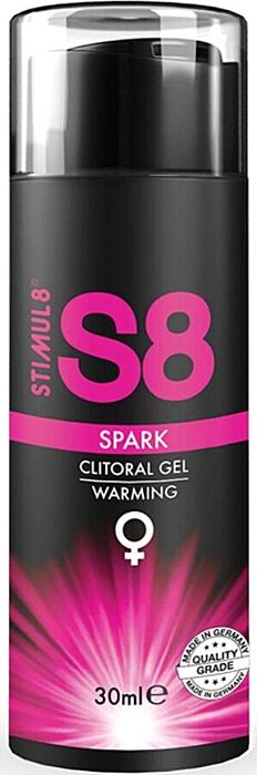 Gel clitoridien STIMUL8 S8 Spark effet chaleur Gel clitoridien STIMUL8 S8 Spark effet chaleur