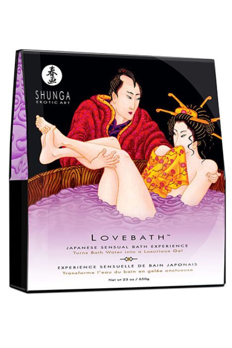 Bain relaxant SHUNGA LOVEBATH LOTUS SENSUELLE