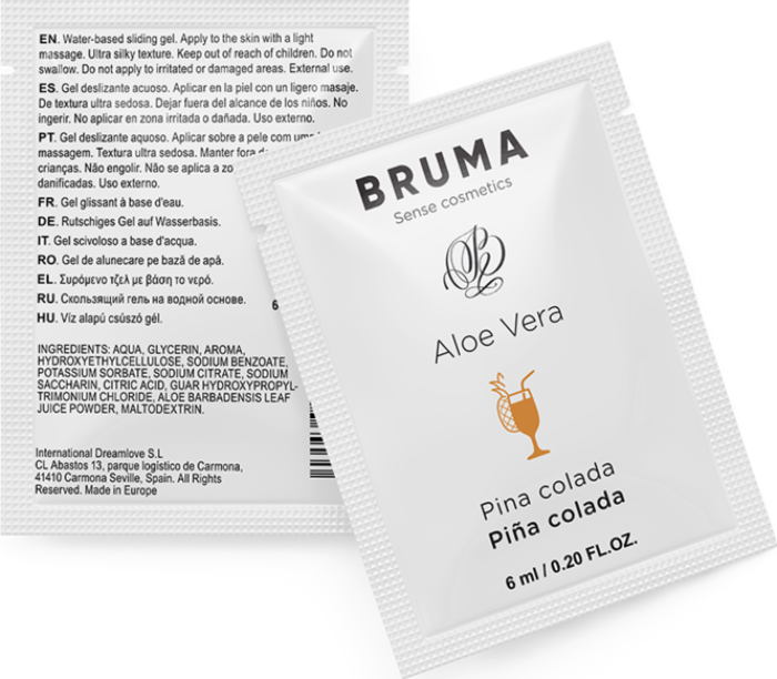 Gel Lubrifiant Bruma 6 ML Aloe Vera Pina Colada