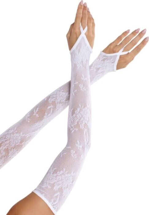 Gants Leg Avenue Extra Longs En Dentelle Florale