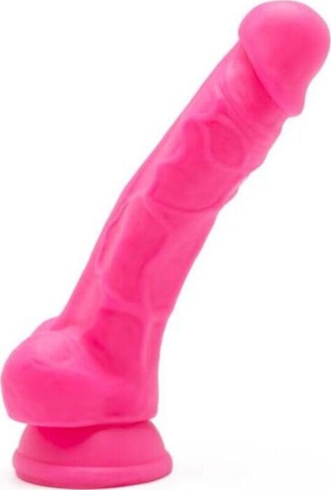 Happy dicks dildo con testículos 19cm - rosa