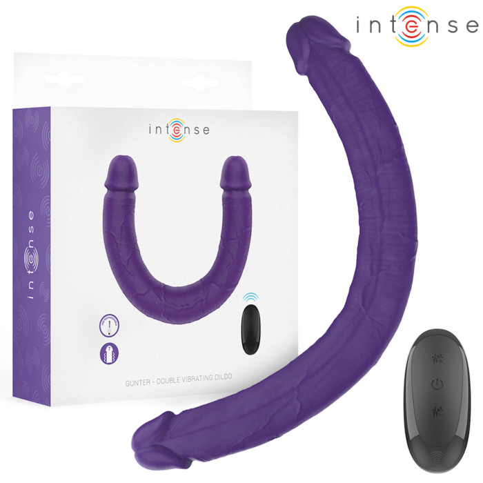 Dildo Double Vibrateur INTENSE GUNTER 40 cm Dildo Double Vibrateur INTENSE GUNTER 40 cm