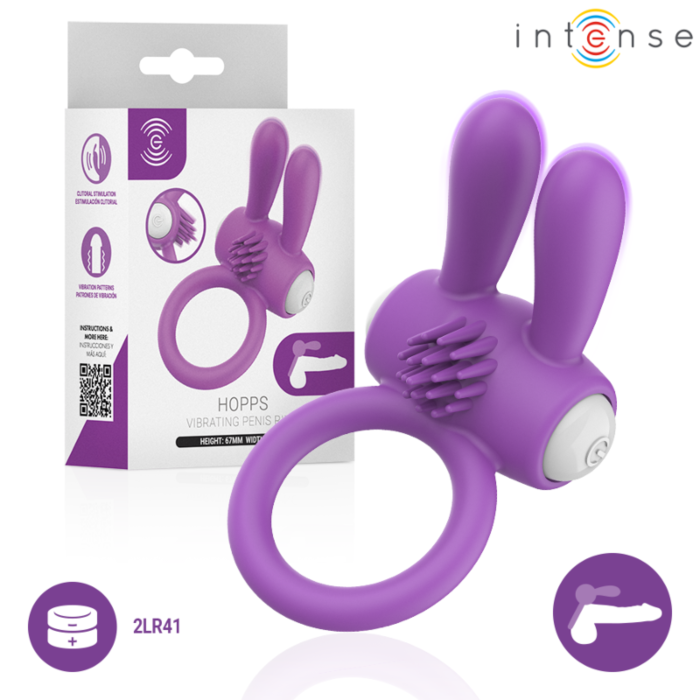 Anneau Vibrant INTENSE HOPPS avec Stimulation Clitoridienne Anneau Vibrant INTENSE HOPPS avec Stimulation Clitoridienne