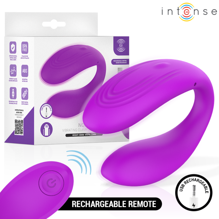 Vibrateur INTENSE REMOTE CONTROL Nora Stimulation Duale Vibrateur INTENSE REMOTE CONTROL Nora Stimulation Duale