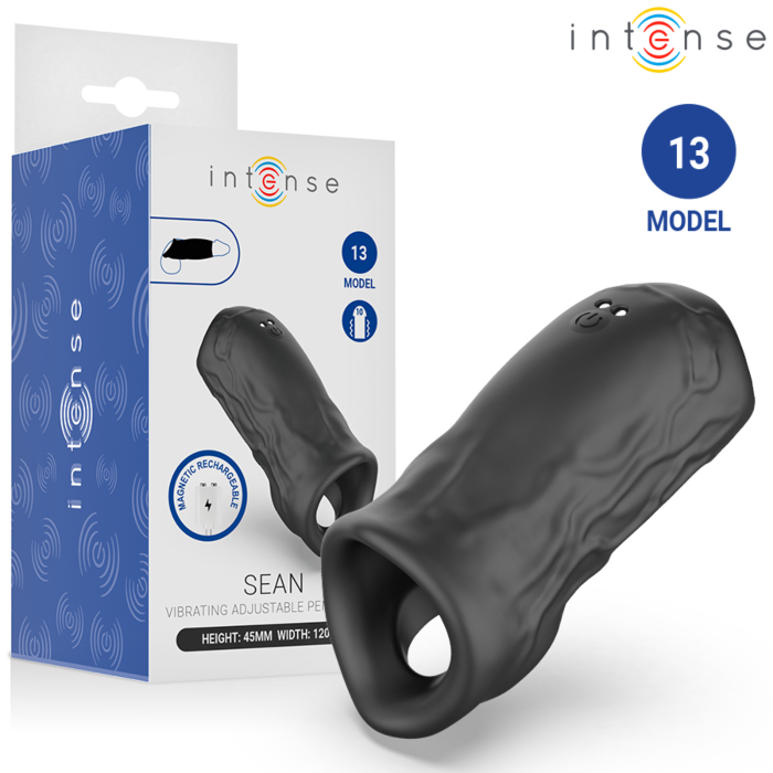 Anneau Vibrant INTENSE FOR HIM Modèle 13 - Design à Gaine Anneau Vibrant INTENSE FOR HIM Modèle 13 - Design à Gaine