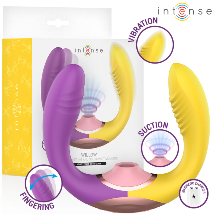 Vibrateur INTENSE HIGH TECH Willow Stimulation 3-en-1 Vibrateur INTENSE HIGH TECH Willow Stimulation 3-en-1