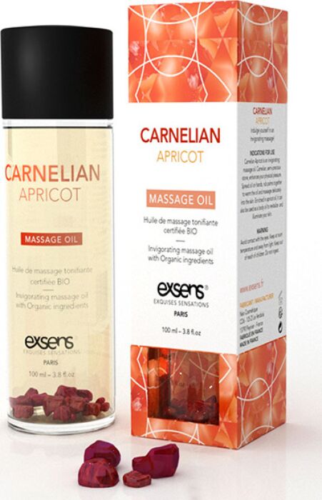 Invigorating Carnelian Apricot Massage Oil 100 ml. Invigorating Carnelian Apricot Massage Oil 100 ml.