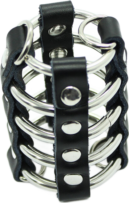 Jaula Pénis OhMama Fetish - Con Anillas Métal